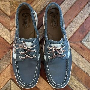 Sperry Dark Gray and Flannel Topsider